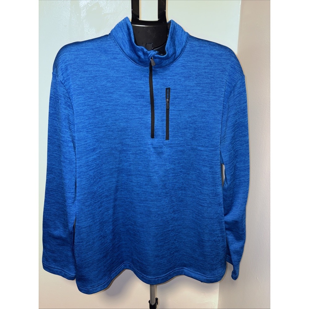 Pro Tour GOLF 1/4 zip sweatshirt pullover Blue size L soft